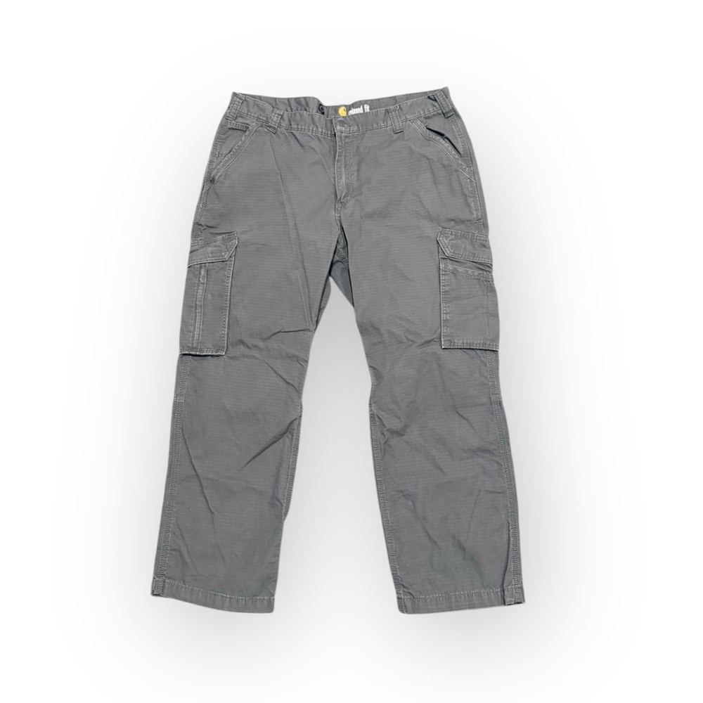 Carhartt Force Relaxed Fit Ripstop Cargo Pants Men’s 40x30 Gray Work Utility